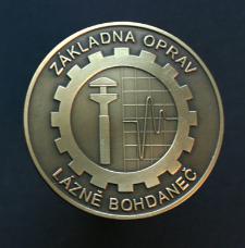 Medaile Zakladna oprav Lazne Bohdanec
